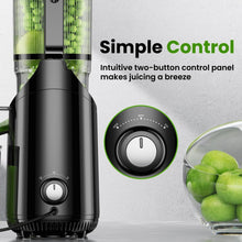 Load image into Gallery viewer, Easy Clean Cold Press Juicer with High Yield Functionality and Safety Features