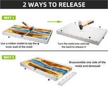 Load image into Gallery viewer, 48x24x3 High-Temp Resistant Epoxy Resin Mold with Easy Demoulding Features