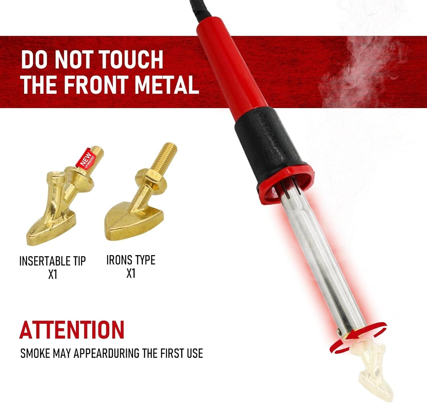 800°F Adjustable Plastic Welder Set for Cars, Kayaks, and Toys - Fast Repairs