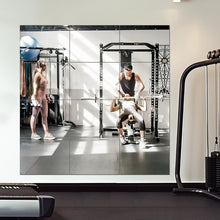 Load image into Gallery viewer, Versatile Square Mirror Tiles - 12PCS 16''x12'' for Gym, Bathroom &amp; More