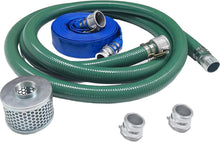 Load image into Gallery viewer, Ultra Durable 2" PVC Suction Hose Kit - 20 ft, 90 PSI Working Pressure