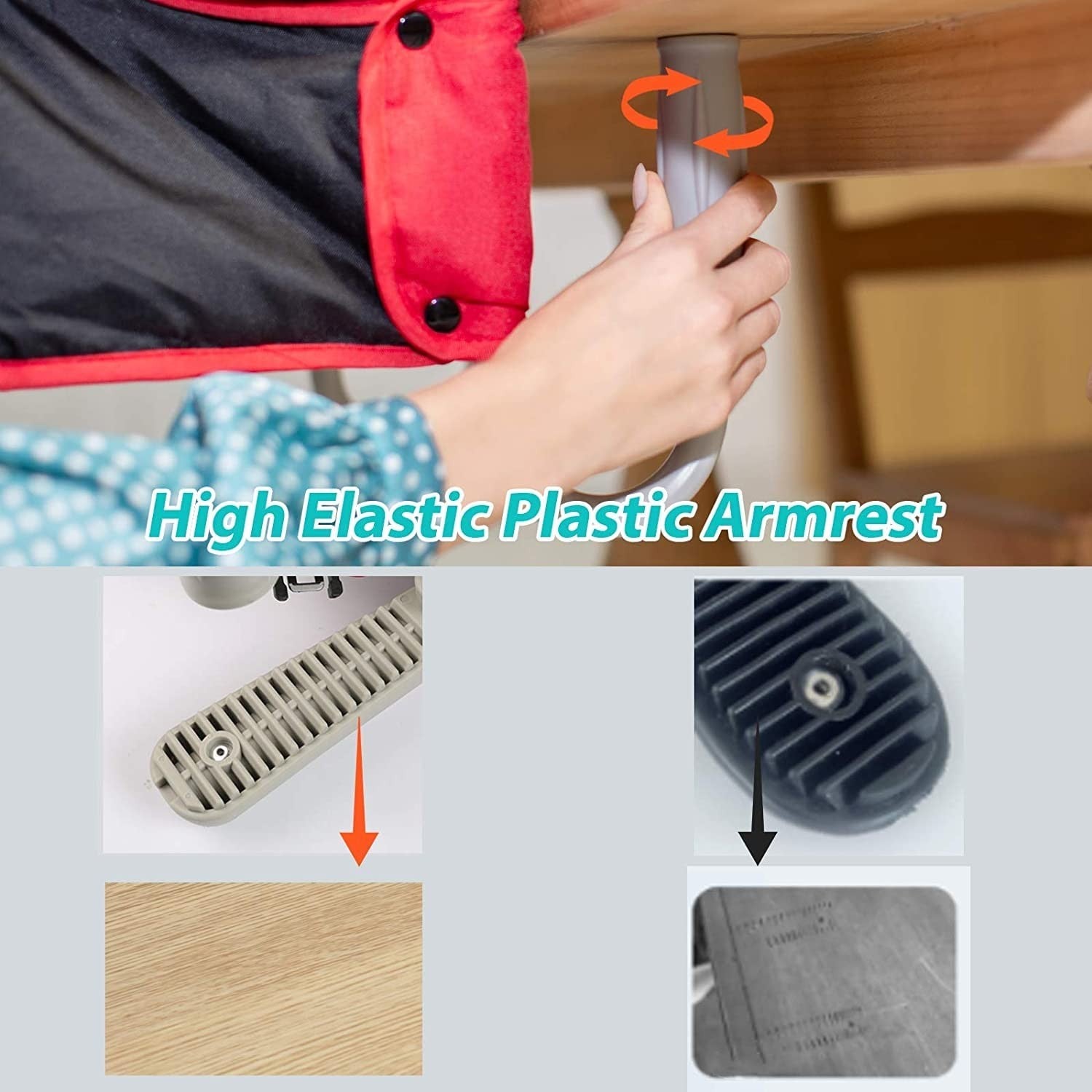 Sturdy Hook On Chair with Safety Tray for Toddler Dining - 37lbs Capacity