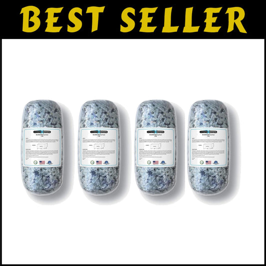 Family-Friendly 20 lb Memory Foam Bean Bag Refill - Easy & Safe Installation