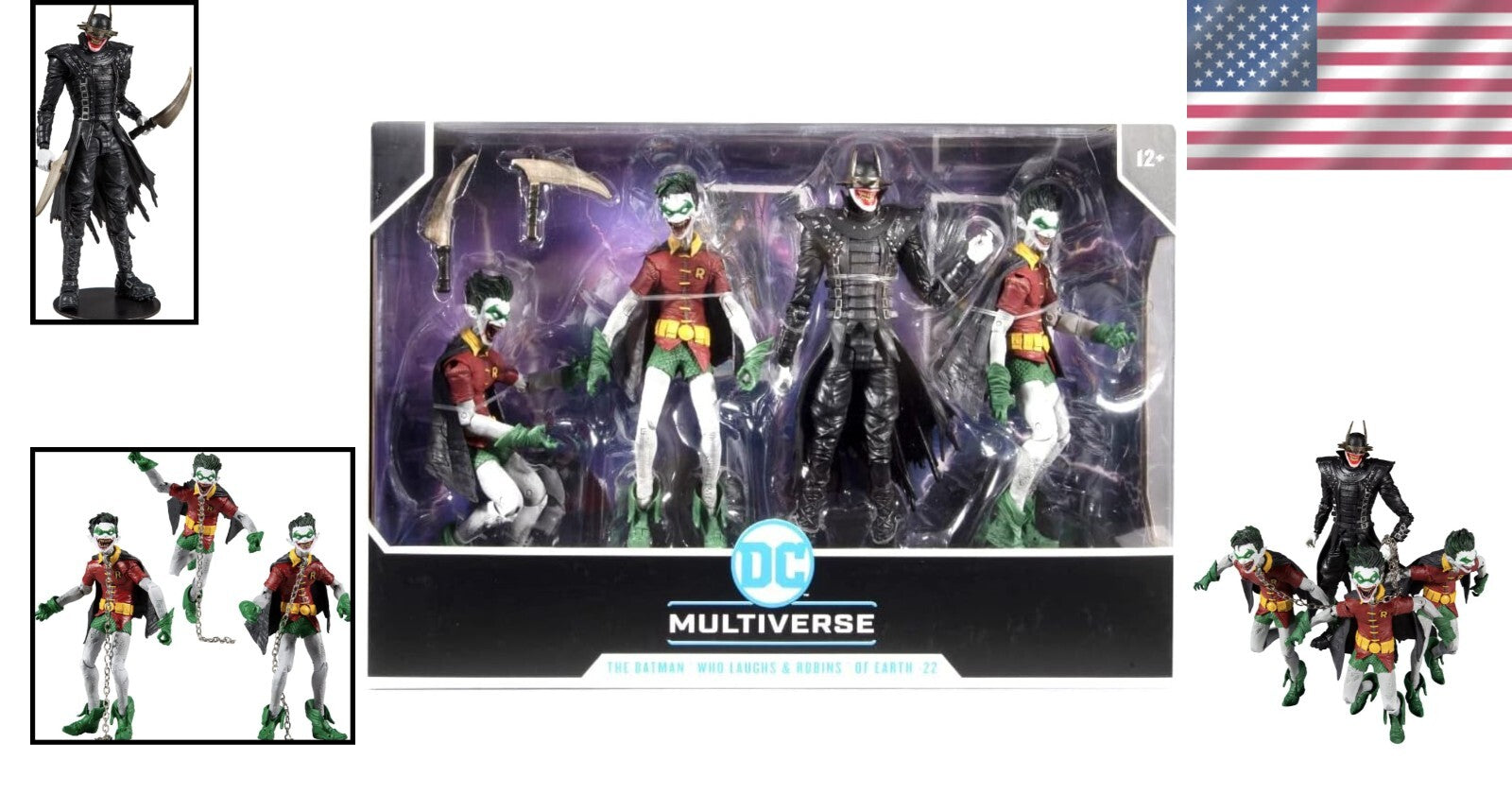 Limited Edition 7-Inch Action Figures: Batman Who Laughs & Robin Duo Set