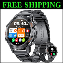 Load image into Gallery viewer, Multifunctional Bluetooth Smart Watch for Active Men: Health &amp; Fitness Tracking