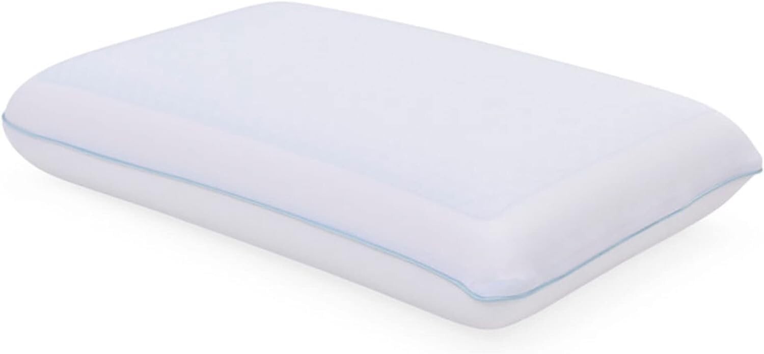 Ergonomic Reversible Cooling Pillow - Soft Gel Memory Foam for Restful Sleep