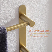 Load image into Gallery viewer, Rustproof Stainless Steel Ladder Towel Bar – Elegant 3-Tier Wall-Mounted Design
