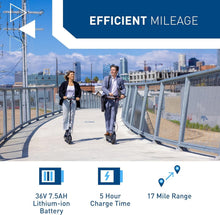 Load image into Gallery viewer, Portable Electric Scooter with 19 MPH Speed, App Control &amp; Safety Features