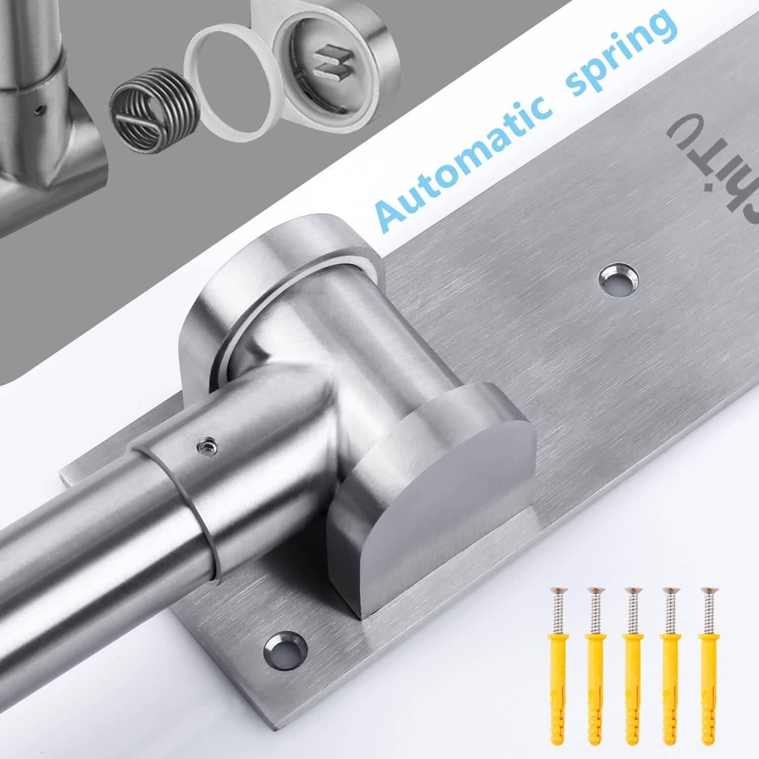 Ergonomic 23.6” Toilet Grab Bar with 300 lbs Capacity - Space-Saving Design