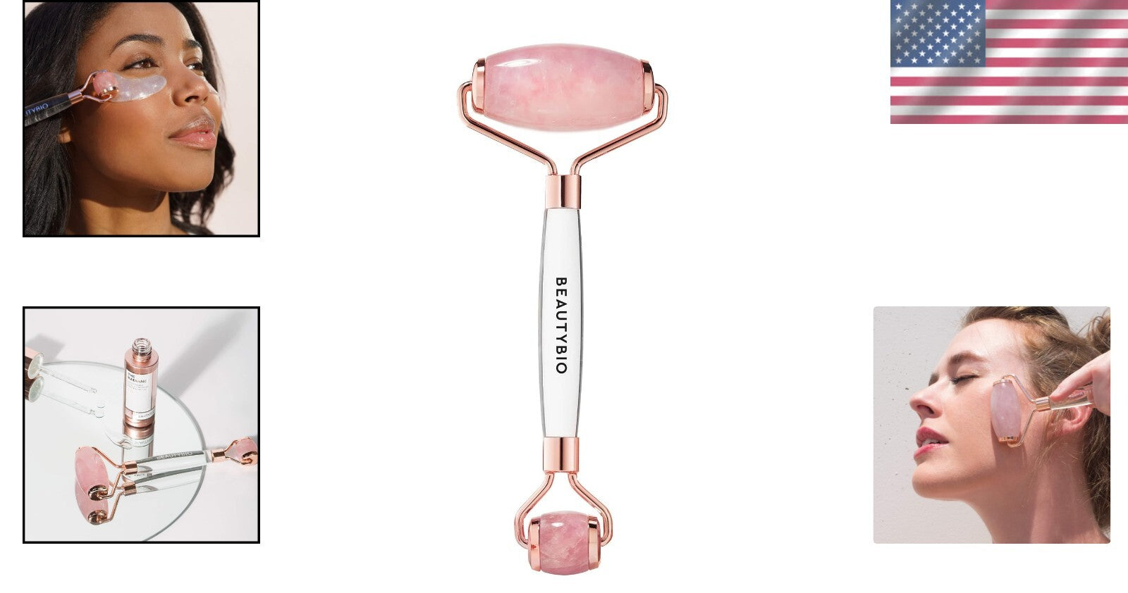 Luxury Quartz Roller for Skincare - Enhances Radiance & Reduces Puffiness