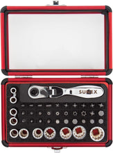 Load image into Gallery viewer, All-In-One 44Pc Dual Flex Head Socket &amp; Bit Set - Ratchet, Storage Case Included