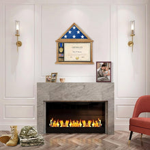 Load image into Gallery viewer, Veteran Honor Flag Display Box with Certificate Holder - Wall Mount or Tabletop