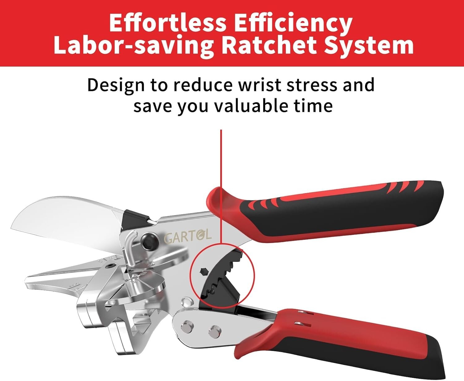 Durable Angular Cutting Tool for Soft Wood and PVC - Adjustable 45-135 Degrees