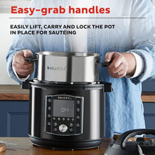 Load image into Gallery viewer, Instant Pro 8 QT Multi-Cooker - Black Stainless Steel with Safety Features