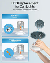 Load image into Gallery viewer, Energy-Efficient 12-Pack Recessed LED Lights with Selectable CCT - Modern Design