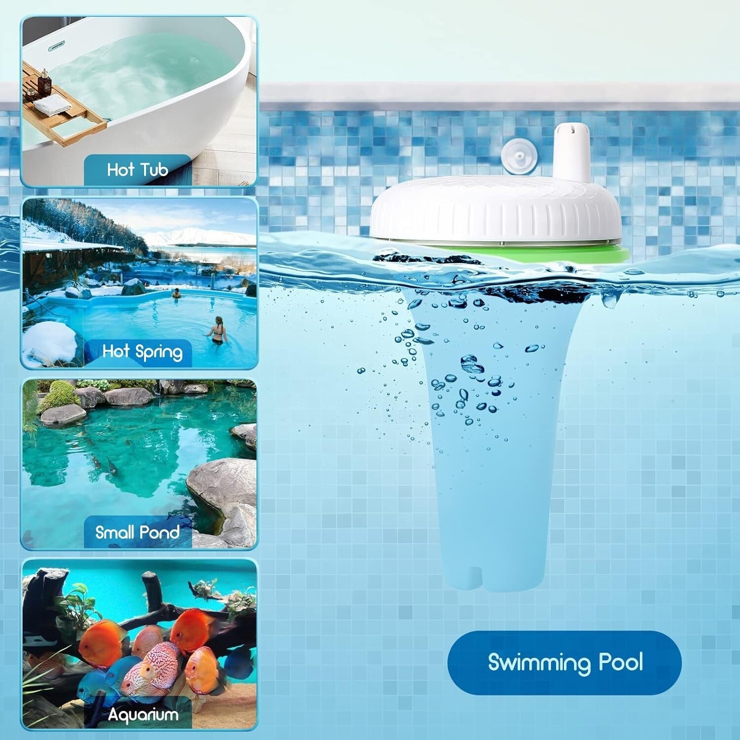 Compact Wi-Fi Connected Thermometer & Humidity Monitor for Water Settings