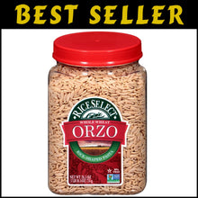 Load image into Gallery viewer, Nutritious Whole Wheat Orzo Pasta 4-Pack - Non-GMO, High Protein - 26.5-Oz Jars