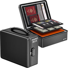 Load image into Gallery viewer, Heat Insulated Portable Document Safe - Fireproof- Water Resistant Lock Box