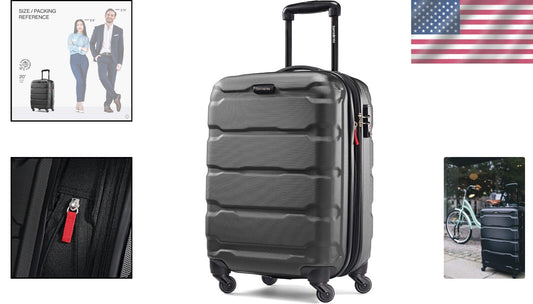 Durable Omni PC 20-Inch Hardside Luggage - Lightweight with 10-Year Warranty