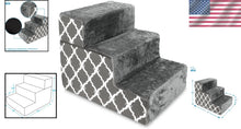 Load image into Gallery viewer, Stylish Pet Stairs - Foldable and Non-Slip Foam Steps for Easy Furniture Access
