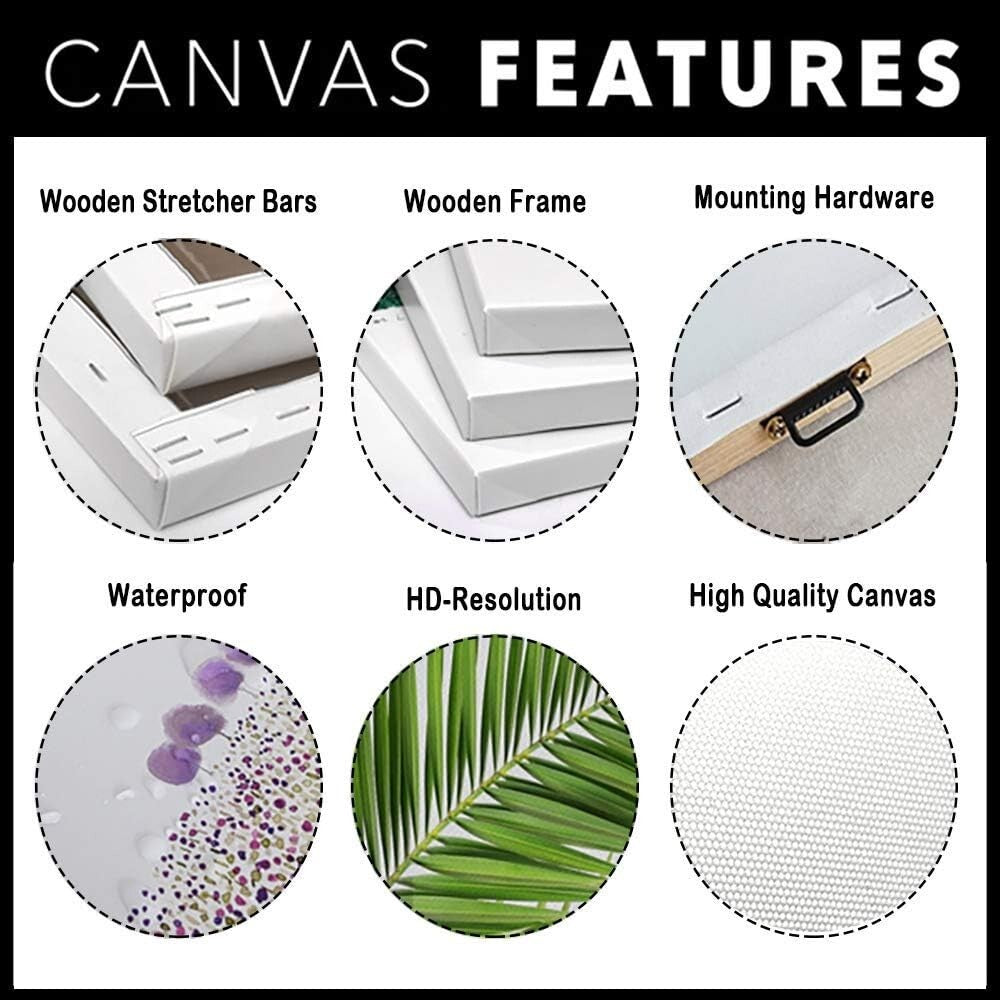 Elegant Black and White 'I Love You Most' Canvas - Perfect Bedroom Decor Gift