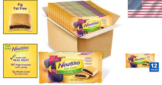 Deliciously Guilt-Free Newtons Fig Cookies - 12 Packs of Soft, Chewy Goodness
