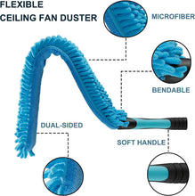 Load image into Gallery viewer, Bendable Feather Duster Kit for High Ceilings - 5-12ft Extension Pole Included