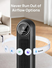 Load image into Gallery viewer, Portable 36-Inch Tower Fan with 25ft/s Airflow - Ideal for Bedroom &amp; Living Room