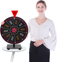 Load image into Gallery viewer, Heavy-Duty Prize Wheel for Events - 12" Spinner with Dry Erase Functionality