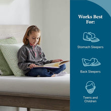 Load image into Gallery viewer, 6-Inch Firm Gel Memory Foam Mattress Twin - Bamboo Charcoal Infusion, CertiPur