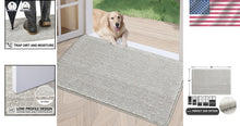 Load image into Gallery viewer, Modern 32"x40" Doormat - Absorbent, Non-Slip Grey Rug for High-Traffic Areas