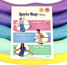 Load image into Gallery viewer, Large 41.5" Weighted Hula Hoop - Rainbow Colors for Adults - GS Certified