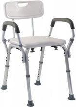 Load image into Gallery viewer, Rust-Resistant Shower and Bath Chair with Contoured Back – Safe &amp; Comfortable