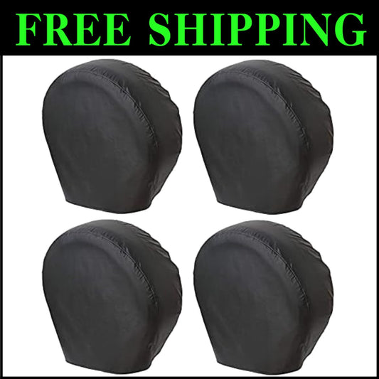 Durable Waterproof Tire Covers for RVs - 4 Pack Universal Protection 40-42 Inch