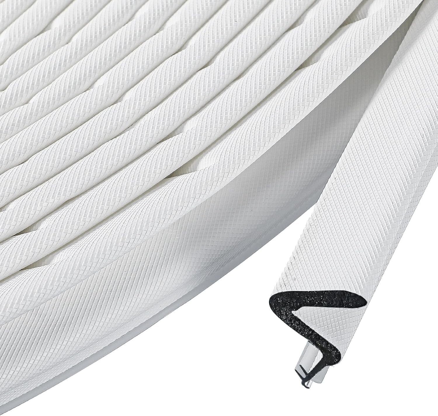 Durable Soundproofing Weather Strip - 90 Feet Foam Seal for Doors & Windows