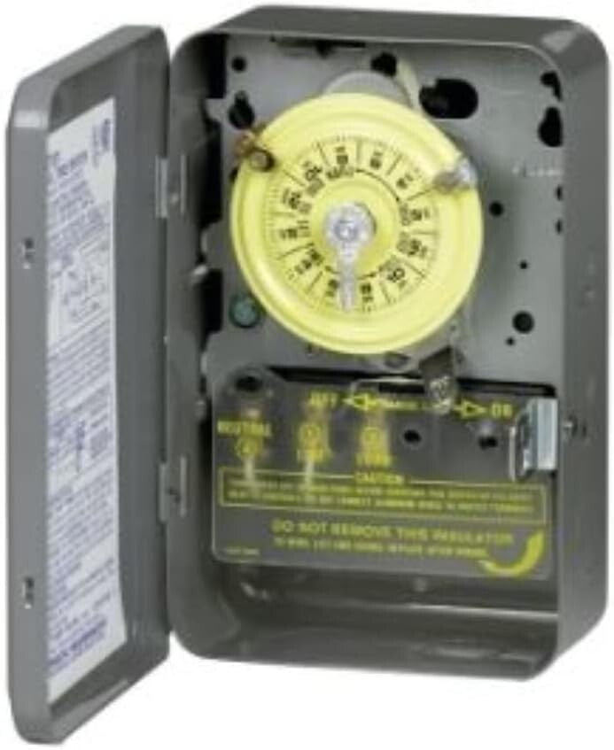 Industrial-Grade T101 24-Hour Timer with 12 ON/OFF Settings & Included Trippers