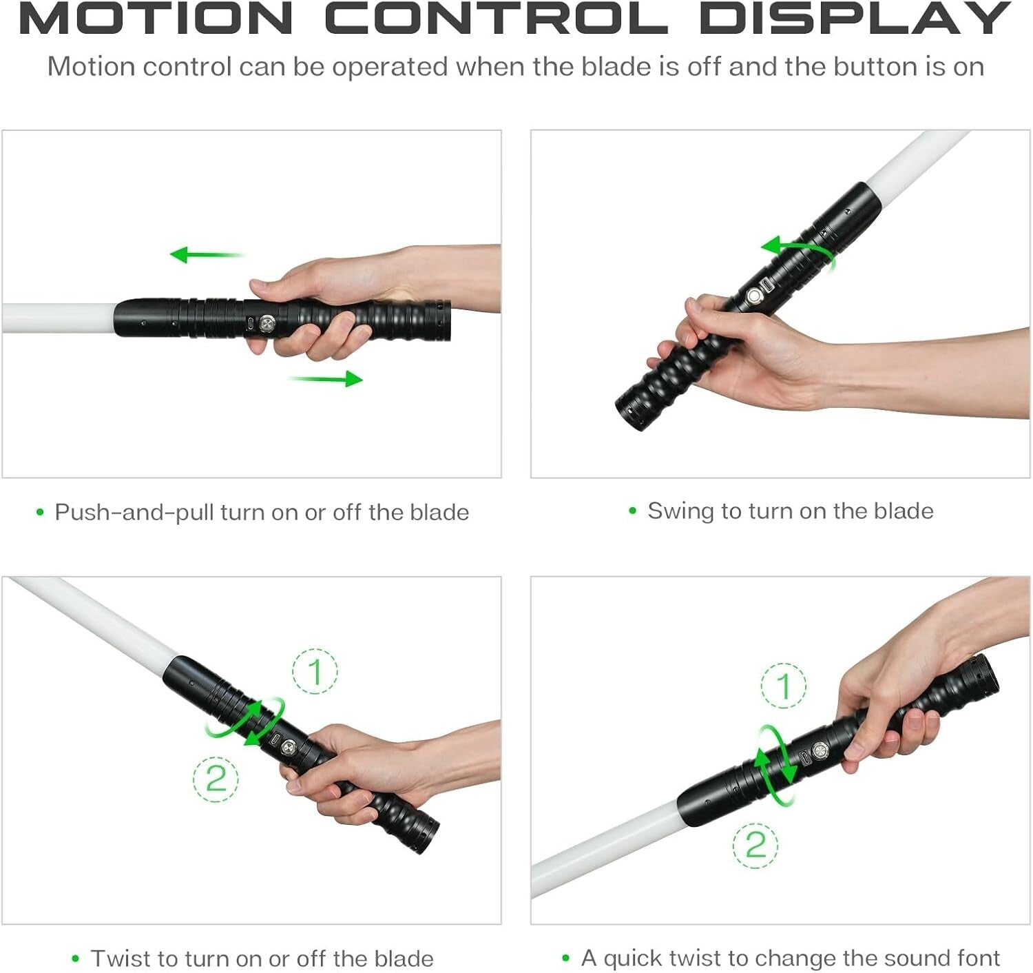 Aluminium Alloy Combat Lightsaber with Smooth Swing & Realistic Sound Effects