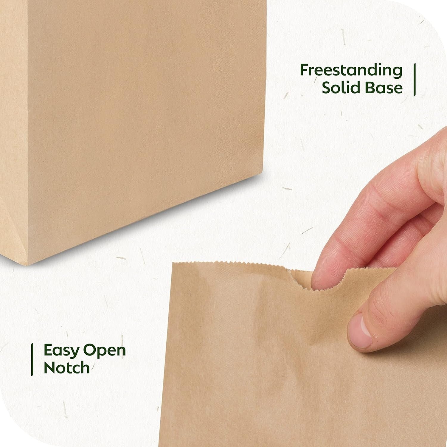 Eco-Friendly 5lb Kraft Paper Bags: Perfect for Lunch, Bakery Treats & Parties