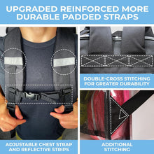Load image into Gallery viewer, Extra-Large Clear Backpack with TSA Lock &amp; 32L Capacity - Heavy Duty and Stylish