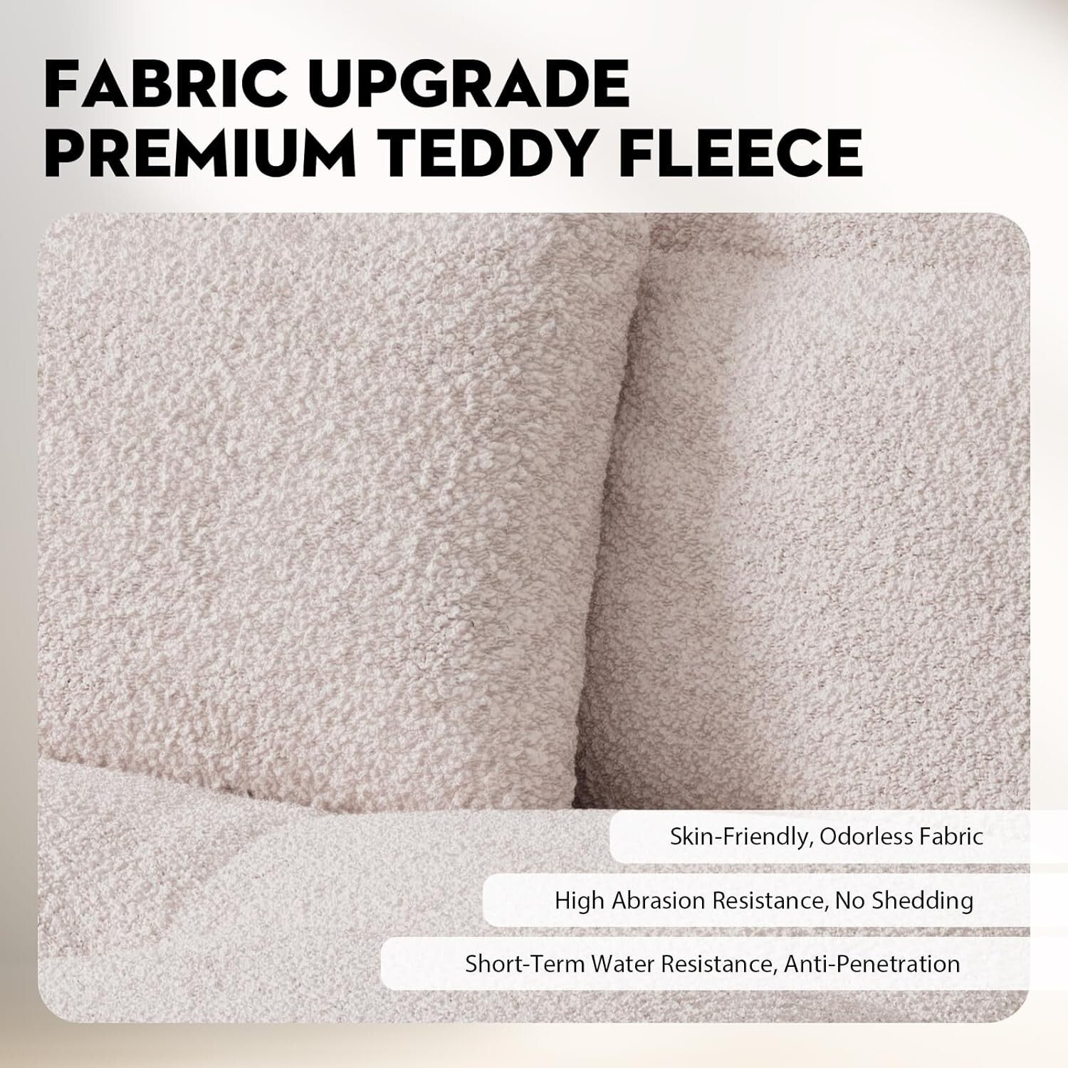 Elegant 68" Convertible Futon Sofa Bed with Adjustable Backrest - White