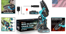 Load image into Gallery viewer, Lightweight Mini Chainsaw - Cordless Electric Pruning Tool for Garden &amp; Home