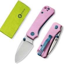 Load image into Gallery viewer, EDC Compact Folding Knife - 2.34" Nitro-V Blade, G10 Handle &amp; Titanium Opener