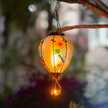 Load image into Gallery viewer, Colorful Solar Hot Air Balloon Garden Light with Flame for Magical Ambiance