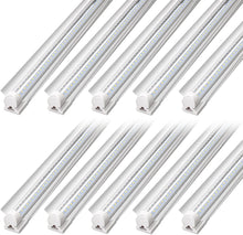 Load image into Gallery viewer, Ultra Bright Linked 4FT LED Ceiling Lights - 40W, Ideal for Workspaces, 10 Pack