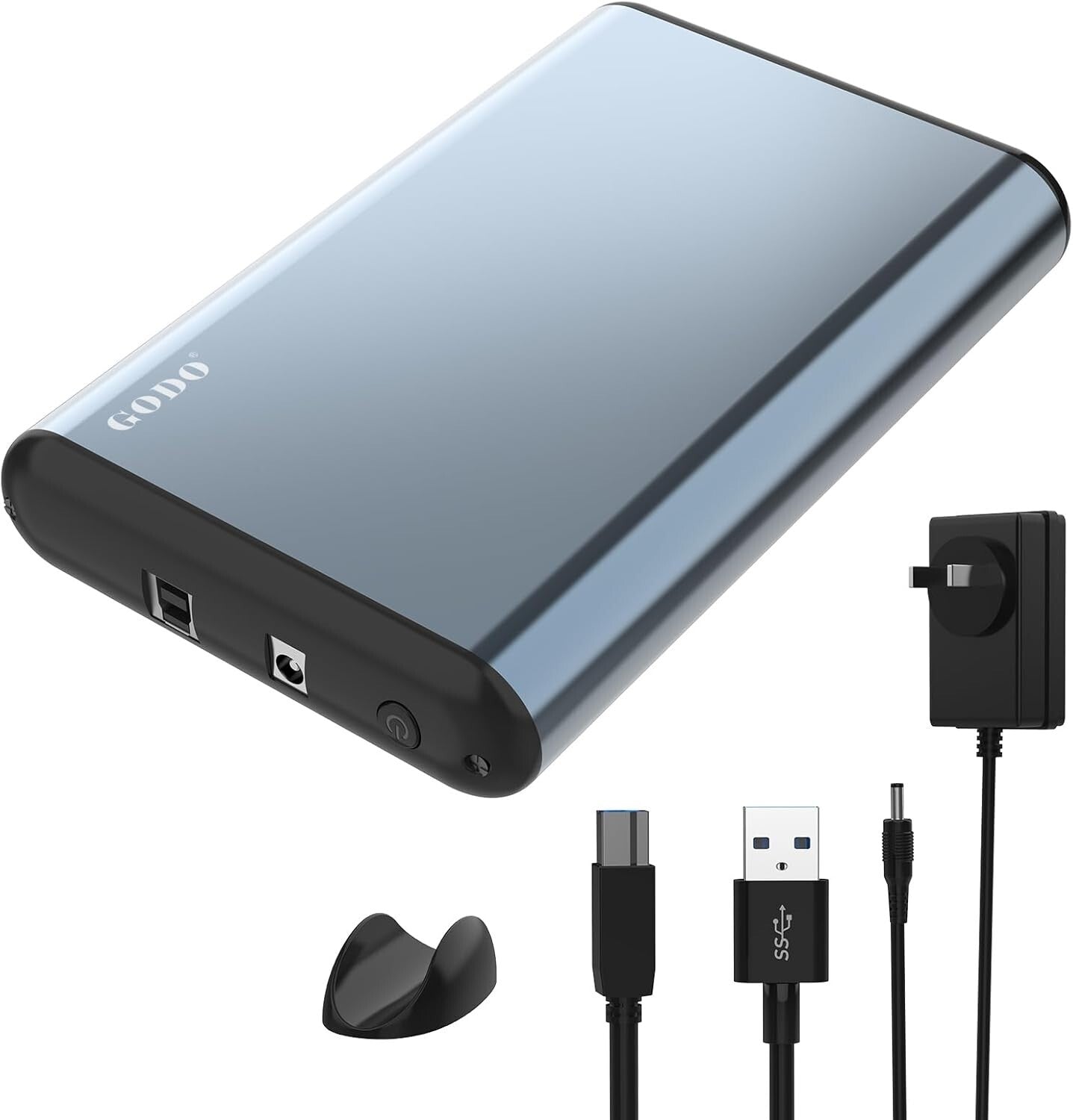 Durable Aluminum SAS to USB Hard Drive Docking Station - Supports 20TB Storage