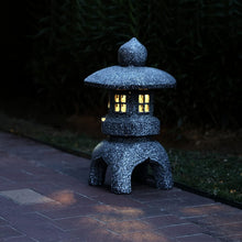 Load image into Gallery viewer, Weatherproof LED Pagoda Garden Light with Sensitive Light Sensing for Zen Spaces
