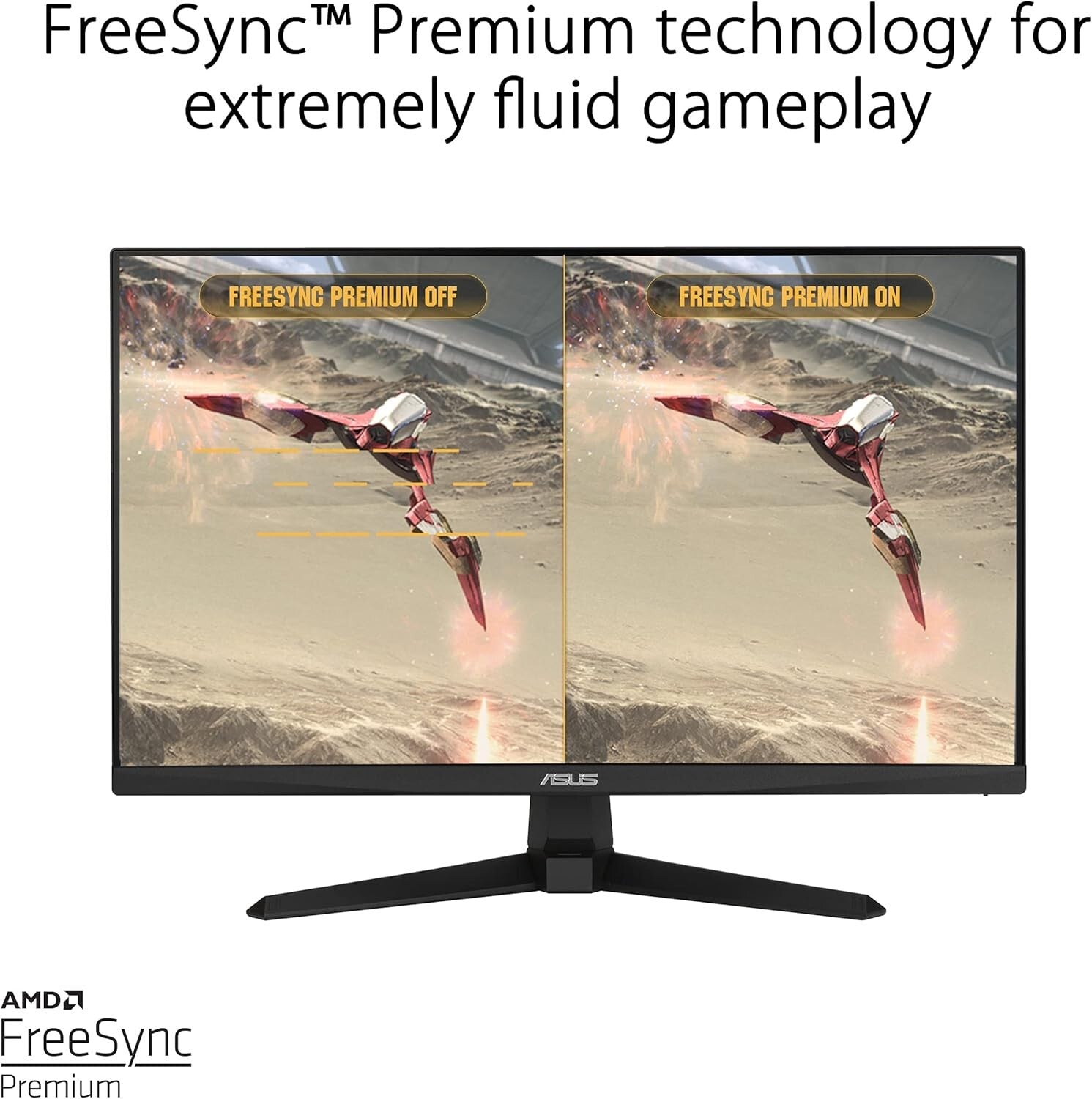 Full HD 23.8” TUF Gaming Monitor - 165Hz, FreeSync, with 3-Month Adobe Access