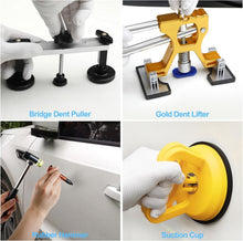 Load image into Gallery viewer, 129pc Professional Dent Puller Kit with T-Bar &amp; Bridge Puller for DIY Repairs