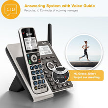Load image into Gallery viewer, Smart Call Blocking 5-Handset Cordless Phone with Backlit Screen and Keypad