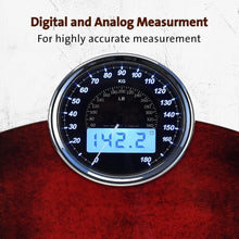 Load image into Gallery viewer, Tempered Glass 2-in-1 Weighing Scale with Step ON &amp; Auto Calibration Technology